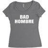bad hombre Women's Triblend Scoop T-shirt