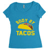 body by tacos funny Women's Triblend Scoop T-shirt