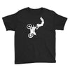 motocross motor bike motorrad cross biker freestyle mx sx baja Youth Tee