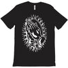 praying hands cross mary rock band baseball jersey T-Shirt