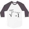 be together it's complicated math 3/4 Sleeve Shirt
