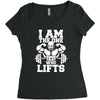 i am the one who lifts Women's Triblend Scoop T-shirt