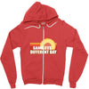 same tit different day Zipper Hoodie