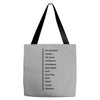 Beard Growth Scale Tote Bags