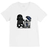 robotic trashcan V-Neck Tee