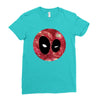 Starry Night Deadpool Ladies Fitted T-Shirt