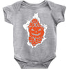 halloween pumpkins burst Baby Bodysuit