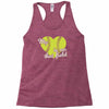 my heart is on that field Racerback Tank