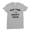 happy hour Ladies Fitted T-Shirt
