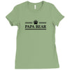 Papa Bear Ladies Fitted T-Shirt