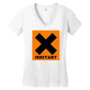 irritant symbol joke Women's V-Neck T-Shirt