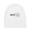 save the manual transmissions black (stick shift) Baby Beanies