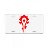 world of warcraft mists of pandaria horde License Plate