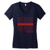 Good Morning Sunshine Women's V-Neck T-Shirt
