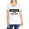employee of the friggin month Ladies Curvy T-Shirt