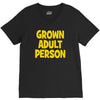 grown adult person V-Neck Tee