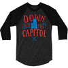 down with the capitol 3/4 Sleeve Shirt