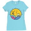 Sun Skate Ladies Fitted T-Shirt