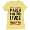 March For Our Lives Ladies Fitted T-Shirt