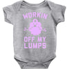 vintage dg506 workin off my lumps best trending Baby Bodysuit