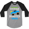 monster truck shirt for boys toddlers 3/4 Sleeve Shirt