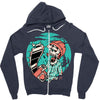 skullchain saw Zipper Hoodie