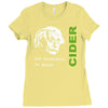 albert einstein theory of 7% proof geeky science cider scrumpy drinkin Ladies Fitted T-Shirt