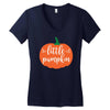 halloween little pumpkin Women's V-Neck T-Shirt