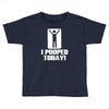 novelty funny humor tee graphic Toddler T-shirt