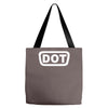 2x dot sticker vinyl decal d.o Tote Bags
