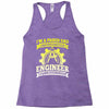 proud engineer dad Racerback Tank