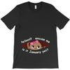 January Peeking Out Baby Girl T-Shirt