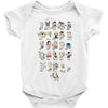 shakespeare a z Baby Onesie