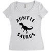 Auntiesaurus Women's Triblend Scoop T-shirt