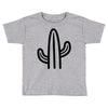minimalistic cactus Toddler T-shirt