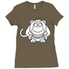 no you are not cool Ladies Fitted T-Shirt