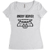 angry beaver Women's Triblend Scoop T-shirt
