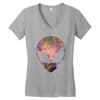 Psychic Alien Galaxy Women's V-Neck T-Shirt