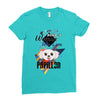 who loves papillon Ladies Fitted T-Shirt