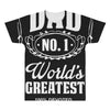dad number one world's greatest All Over Men's T-shirt