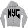 nyc new york city Zipper Hoodie
