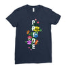Pride Floral LGBT Colors Ladies Fitted T-Shirt