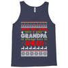 santa only comes once a year grandpa is always here to cheer Tank Top