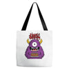 happy birthday monster Tote Bags