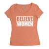 Believe Women Women's Triblend Scoop T-shirt