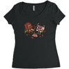bar fight Women's Triblend Scoop T-shirt