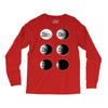 the phases of the moon of laika dog Long Sleeve Shirts