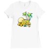 summer beach Ladies Fitted T-Shirt
