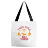 This Girl Loves Her Bull Terrier Tote Bags