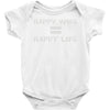 happy life Baby Onesie